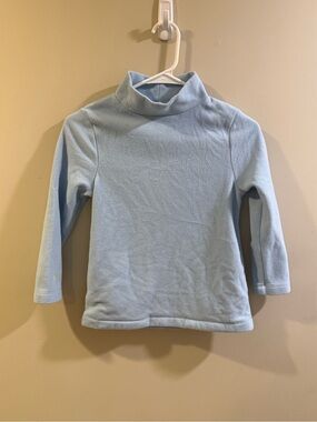 Dudley Stephens Light Blue Kids Fleece Turtleneck